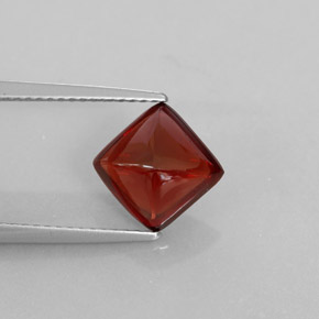 Granada piropo vermelho natural 2,94ct, transparente, transparente/translúcido