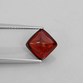 Granada piropo vermelho natural 2,63ct, transparente, transparente/translúcido