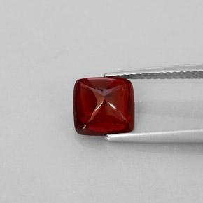 Granada piropo vermelho natural 2,63ct, transparente, transparente/translúcido