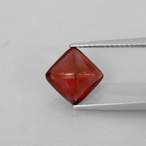 Granada piropo vermelho natural 2,28ct, transparente, transparente/translúcido