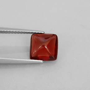 Granada piropo vermelho natural 2,28ct, transparente, transparente/translúcido