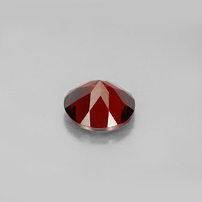 Granada piropo vermelho natural 2,23ct, corte redondo, VS