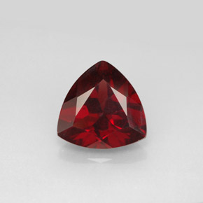 Granada piropo vermelho natural 3,55ct, trillion, VS