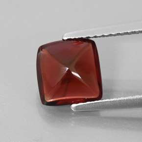 Granada piropo vermelho natural 1,95ct, transparente, transparente/translúcido