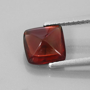 Granada piropo vermelho natural 1,95ct, transparente, transparente/translúcido