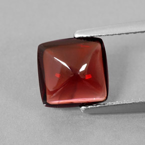 Granada piropo vermelho natural 2,22ct, transparente, transparente/translúcido