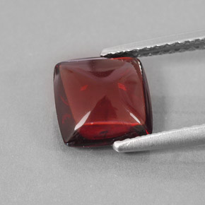 Granada piropo vermelho natural 2,22ct, transparente, transparente/translúcido