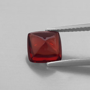 Granada piropo vermelho natural 2,17ct, transparente, transparente/translúcido