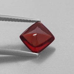 Granada piropo vermelho natural 2,17ct, transparente, transparente/translúcido
