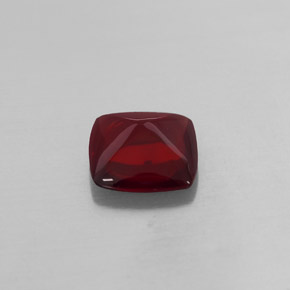 Granada piropo vermelho natural 1,92ct, transparente, transparente/translúcido