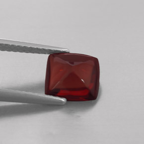 Granada piropo vermelho natural 2,05ct, transparente, transparente/translúcido