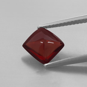 Granada piropo vermelho natural 2,05ct, transparente, transparente/translúcido