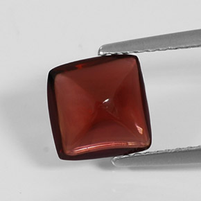Granada piropo vermelho natural 2,02ct, transparente, transparente/translúcido