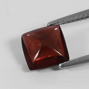 Granada piropo vermelho natural 2,02ct, transparente, transparente/translúcido