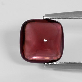 Granada piropo vermelho natural 2,02ct, transparente, transparente/translúcido
