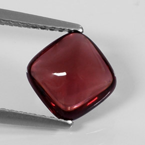 Granada piropo vermelho natural 2,02ct, transparente, transparente/translúcido