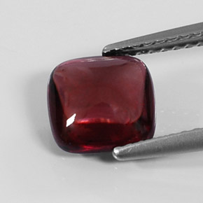 Granada piropo vermelho natural 2,02ct, transparente, transparente/translúcido