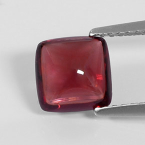 Granada piropo vermelho natural 1,99ct, transparente, transparente/translúcido