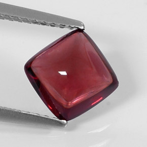 Granada piropo vermelho natural 1,99ct, transparente, transparente/translúcido