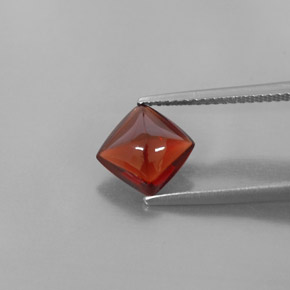 Granada piropo vermelho natural 2,08ct, transparente, transparente/translúcido