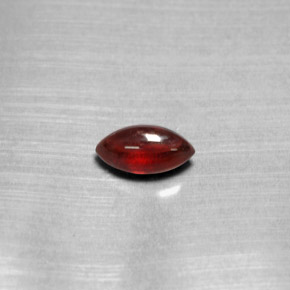 Granada piropo vermelho natural 1,39ct, transparente, transparente/translúcido