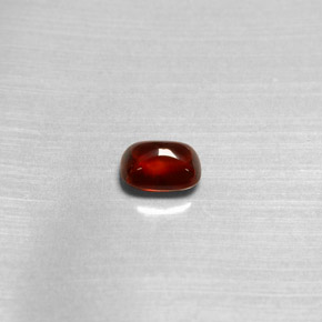 Granada piropo vermelho natural 1,47ct, transparente, transparente/translúcido