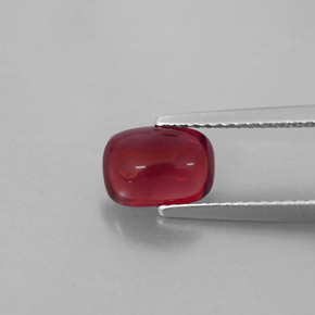 Granada Piropo Vermelho Natural 1.79ct, Transparente, Transparente/Translúcido