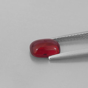 Granada Piropo Vermelho Natural 1.79ct, Transparente, Transparente/Translúcido