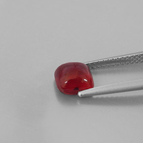 Granada piropo vermelho natural 1,98ct, transparente, transparente/translúcido