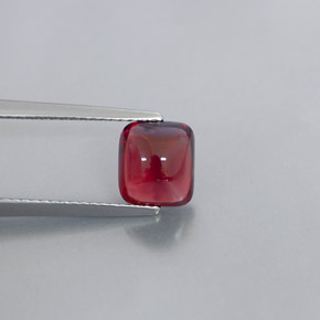 Granada piropo vermelho natural 2,39ct, transparente, transparente/translúcido