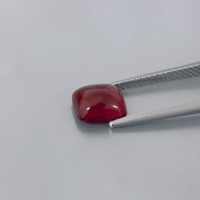 Granada piropo vermelho natural 2,39ct, transparente, transparente/translúcido