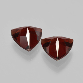 Pedras preciosas de granada piropo vermelho natural de  ct, trillion, VS
