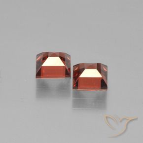 Pedras preciosas de Granada Piropo Vermelho escarlate natural de 1.68 ct, Quadrado, VS