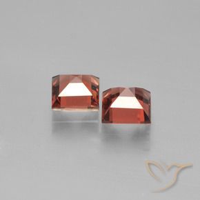 Pedras preciosas de Granada Piropo Vermelho escarlate natural de 1.52 ct, Quadrado, VS