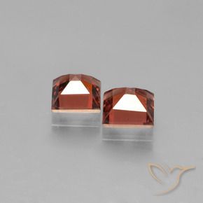 Pedras preciosas de Granada Piropo vermelho médio natural de 1.77 ct, Quadrado, VVS-VS