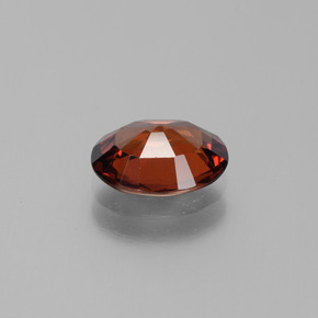 Granada piropo vermelho natural 1,86ct, corte oval, VVS-VS