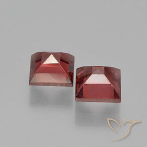 Pedras preciosas de Granada Piropo Vermelho escarlate natural de 1.57 ct, Quadrado, VS