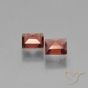 Pedras preciosas de Granada Piropo Vermelho escarlate natural de 1.47 ct, Quadrado, VVS