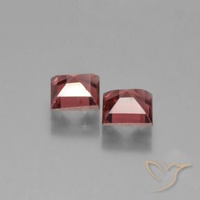 Pedras preciosas de Granada Piropo Vermelho escarlate natural de 1.56 ct, Quadrado, VS