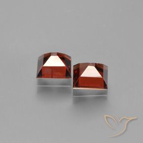 Pedras preciosas de Granada Piropo Vermelho escuro natural de 1.48 ct, Quadrado, VVS-VS