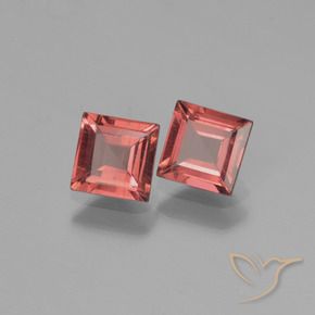 Pedras preciosas de Granada Piropo Vermelho escuro natural de 1.60 ct, Quadrado, VS