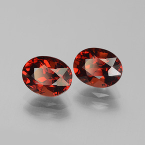 Granada Piropo Vermelho Natural 1.76ct, oval, VVS