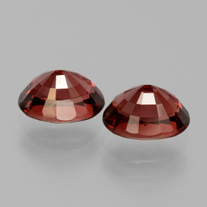 Pedras preciosas de granada piropo vermelho natural de 3,88 ct, corte oval, VVS-VS