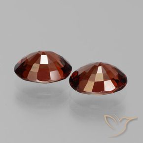Pedras preciosas de granada piropo vermelho natural de 3,13 ct, corte oval, VVS-VS