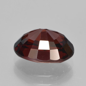 Granada Piropo Vermelho Natural 3.48ct, Corte Oval, VVS