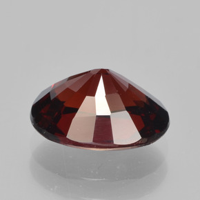 Granada Piropo Vermelho Natural 3.29ct, Corte Oval, VVS-VS
