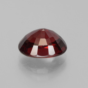 Granada piropo vermelho natural 3,75ct, corte oval, VVS-VS
