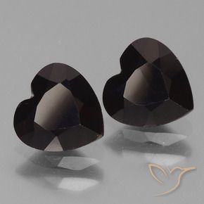Pedras preciosas de Granada Piropo vermelho escuro natural de 1.81 ct, Coração, VVS-VS