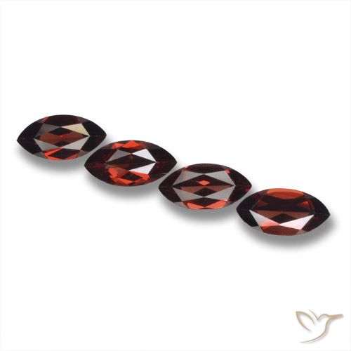 8,33 ct Marquise Cut Pyrope Garnet, 11,8 x 5,9 mm de Moçambique, Photo A