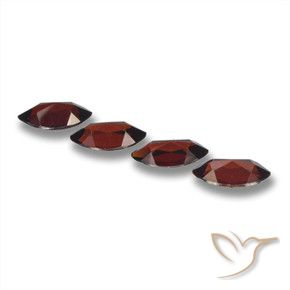Pedras preciosas de granada piropo vermelho natural de 8,36 ct, marquise, VVS-VS